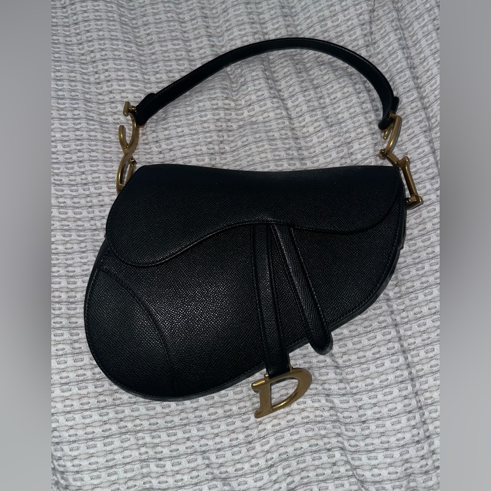 Black Dior saddle bag crossbody - Picture 1 of 7
